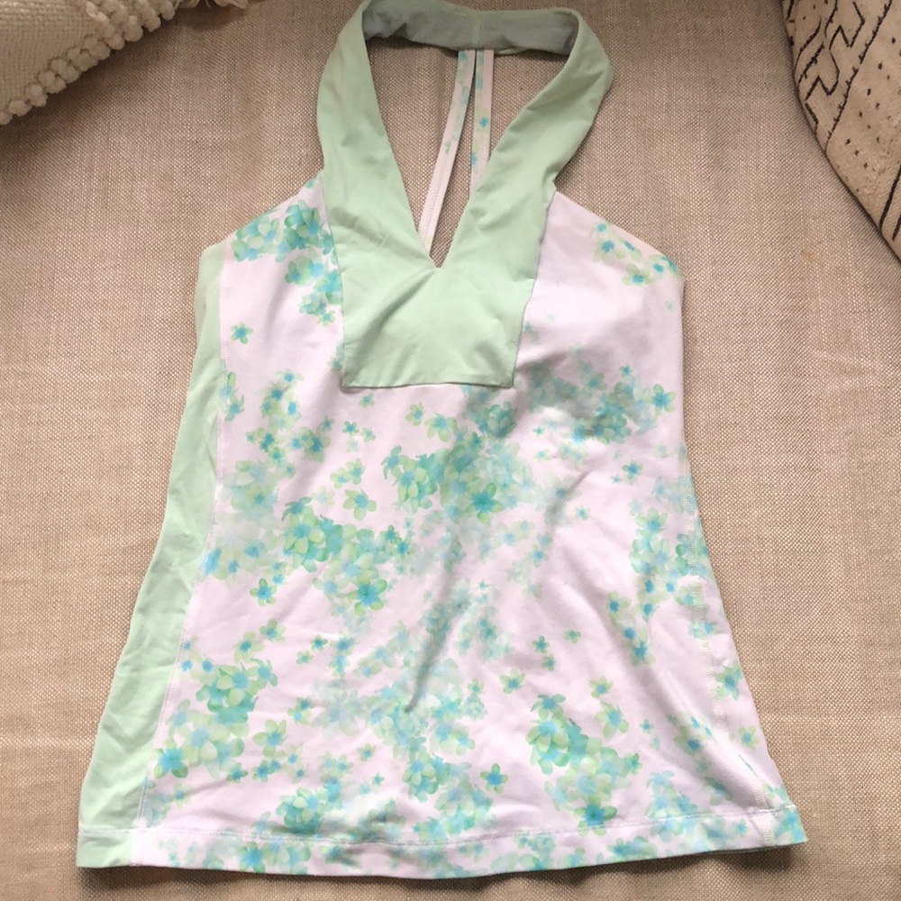 Floral workout top
